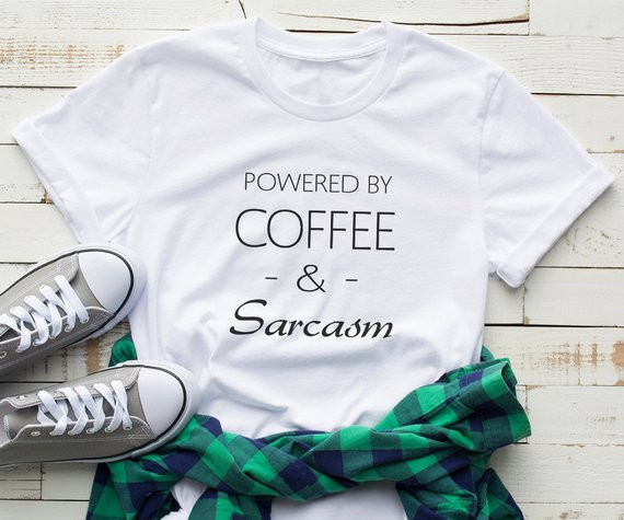 Summer Clothing Quotes - Sugarbaby café e sarcasmo camisa camiseta