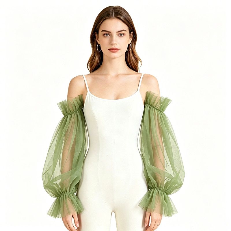 Summer Clothing Colors - Luvas de Noiva com Punho Elástico