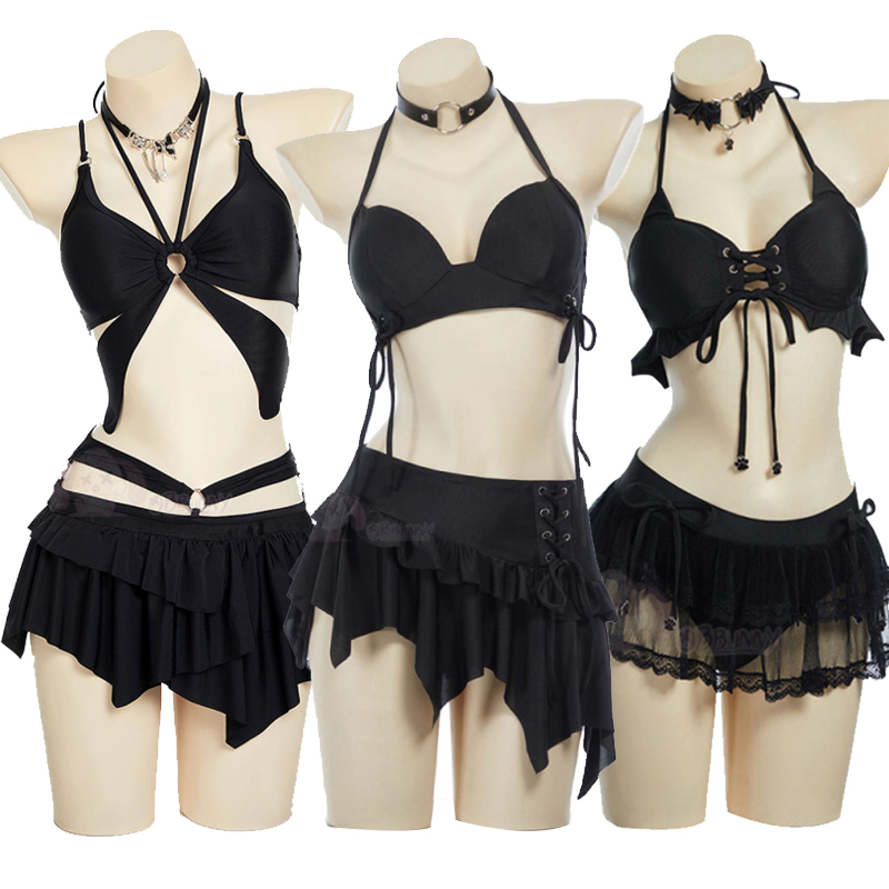 Summer Alt Clothing - Novo Lançamento: Biquíni Feminino Gótico de