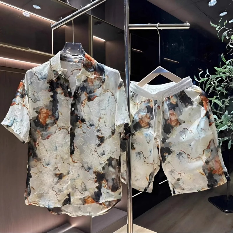 Summer Clothing Guys - Conjunto casual moderno de duas peças