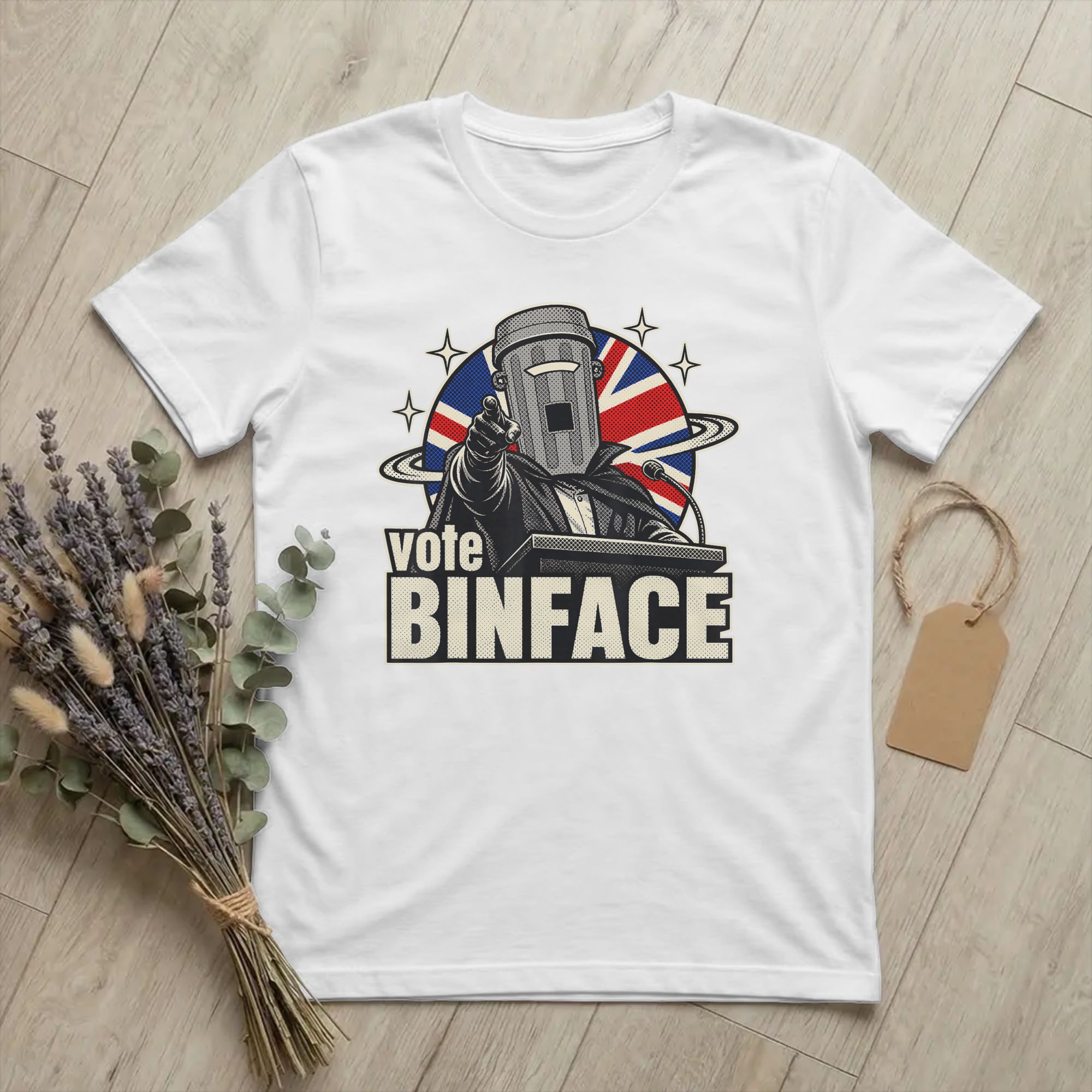 Summer Clothing Uk Men - Camiseta masculina Vote for Count Binface