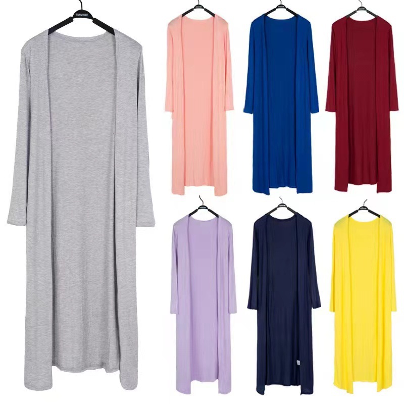Summer Clothing Colors - Cardigã de manga comprida feminino, casaco