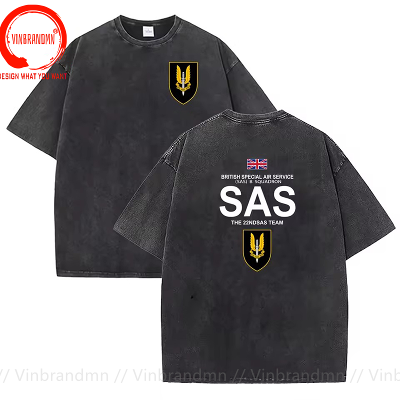 Summer Clothing Uk Men - Camiseta de algodão lavado vintage engraçado