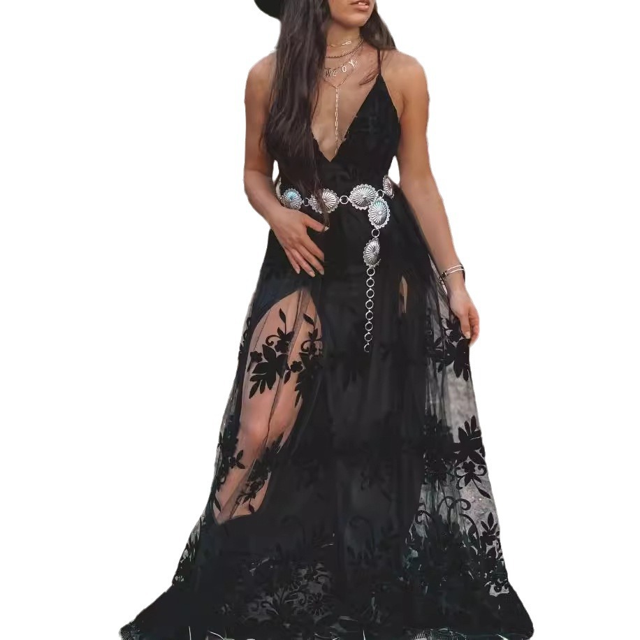 Summer Clothing Amazon - Vestido Longo Feminino 2026, Sem Mangas,