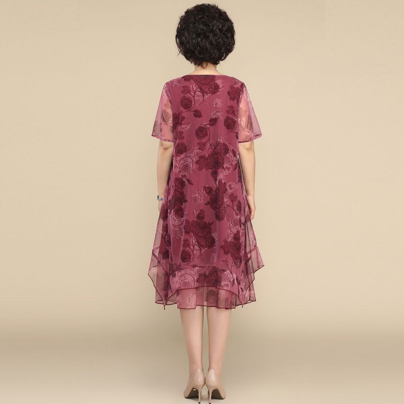Novo o-pescoço vestidos de man - Summer Gauze Clothing avaliação e preço