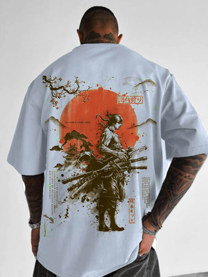 Uma peça ação anime zoro impre - Japan Summer Clothing Women avaliação e preço