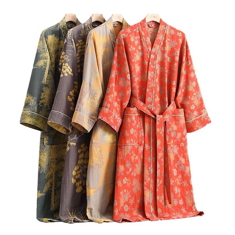 Primavera verão puro algodão c - Summer Gauze Clothing avaliação e preço