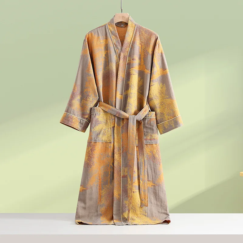 Primavera verão puro algodão c - Summer Gauze Clothing avaliação e preço