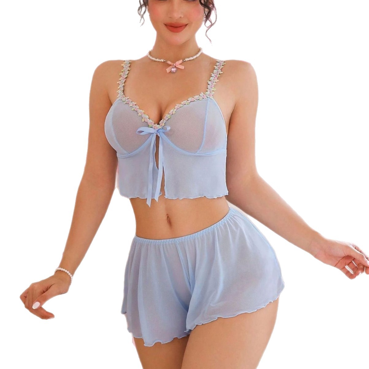 Conjunto de Lingerie Sexy Rosa - Summer Clothing Women avaliação e preço
