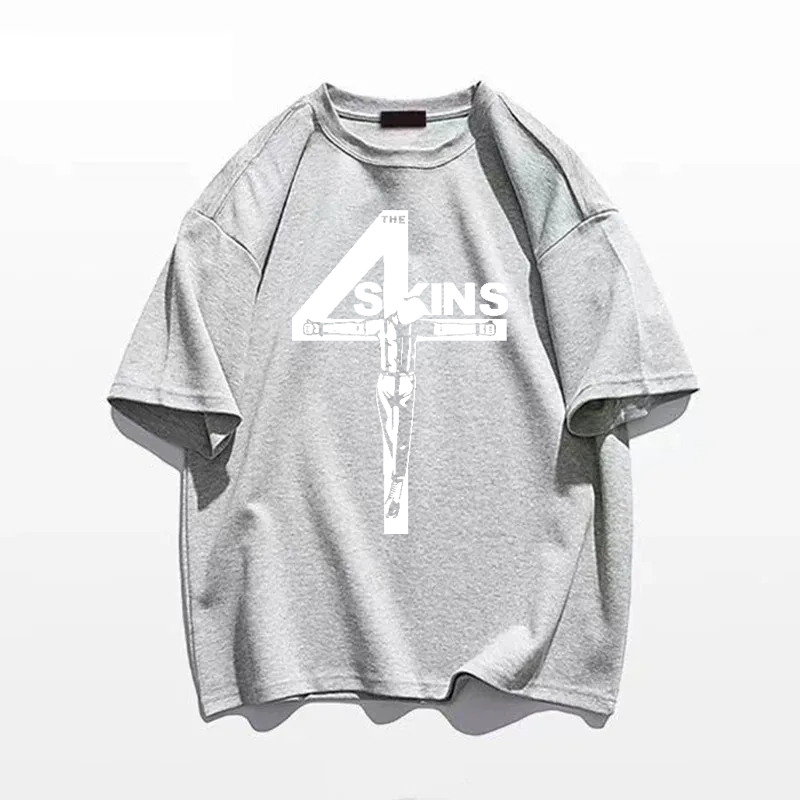 Camiseta punk masculina, camis - Summer Clothing Uk Men avaliação e preço