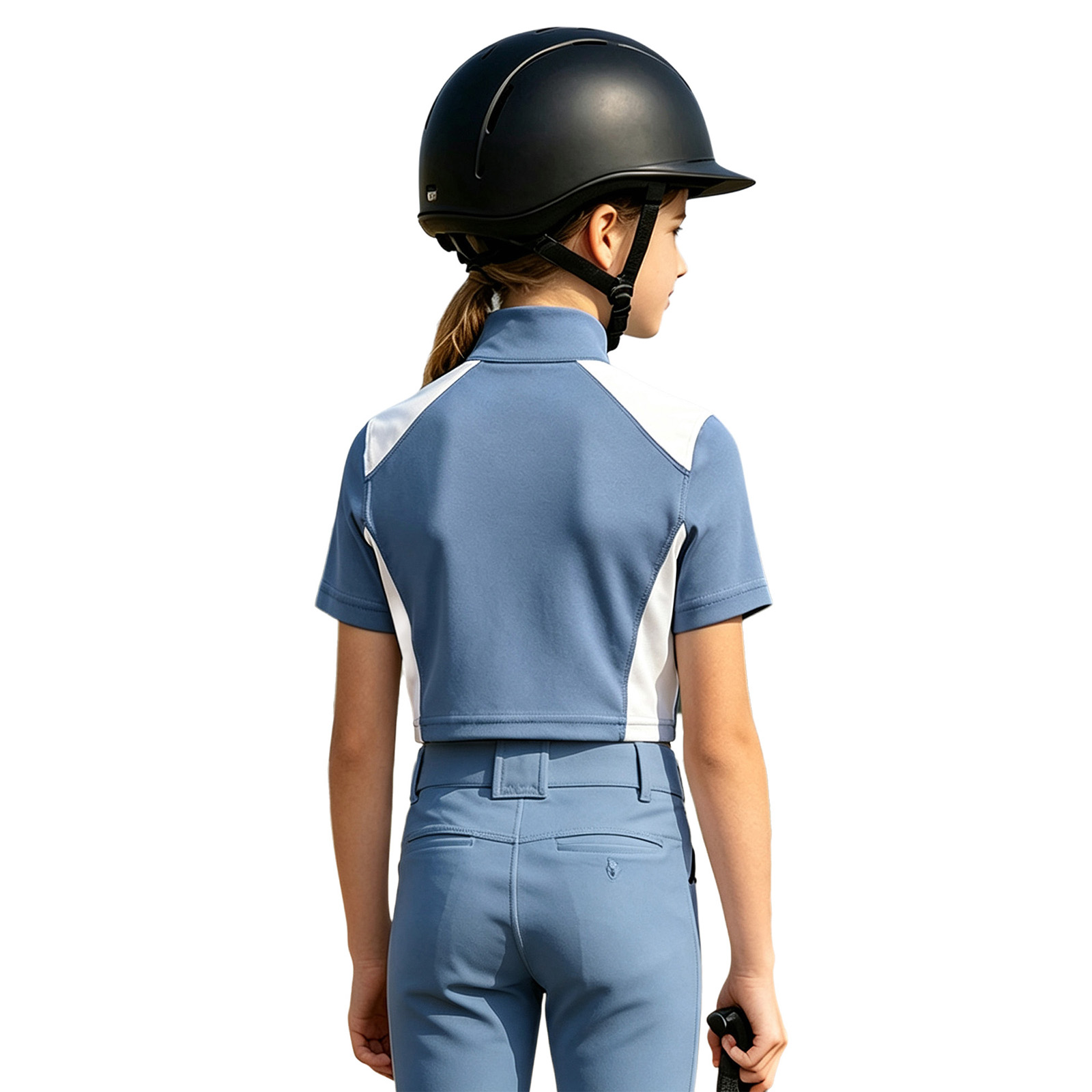 Camisa Equestre para Meninas,  - Summer Equestrian Clothing avaliação e preço