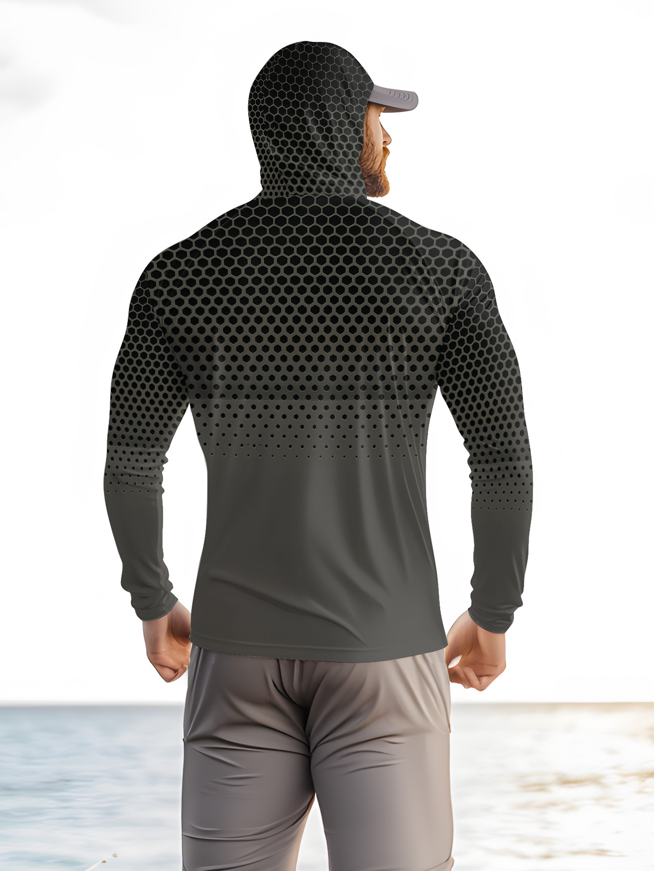 Camisa de Pesca Masculina de V - Summer Clothing Guys avaliação e preço
