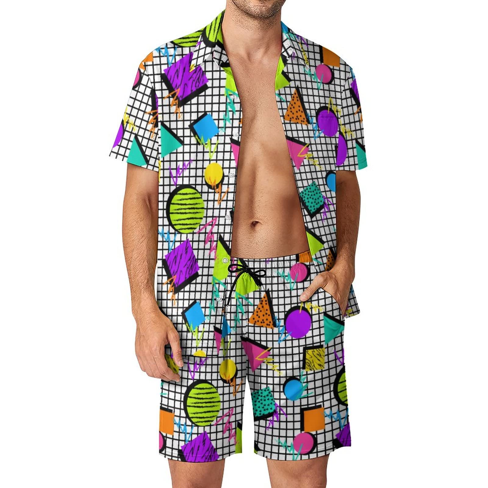Conjunto de Camisa e Shorts Ma - Summer Clothing Guys avaliação e preço