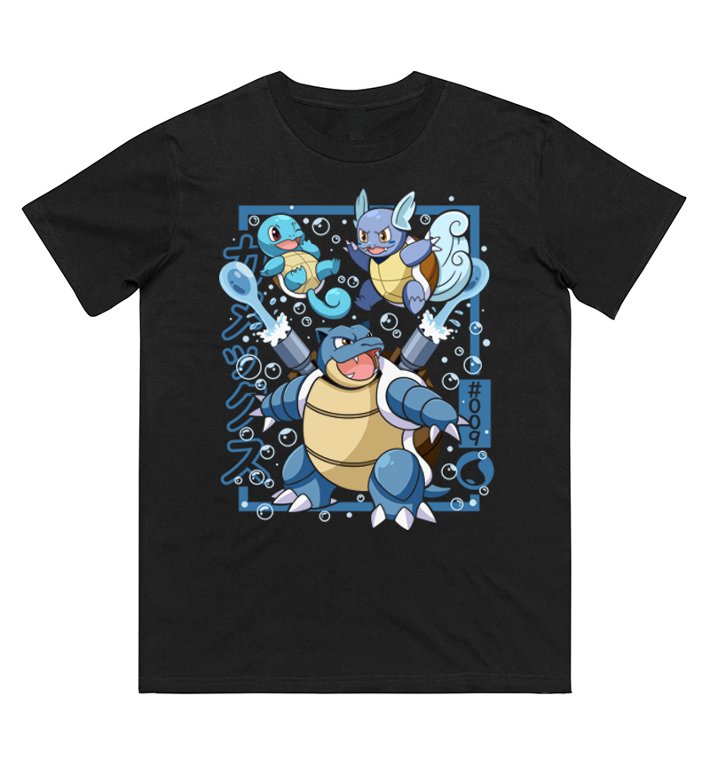 Pokémon Squirtle Evolution Imp - Japan Summer Clothing Women avaliação e preço