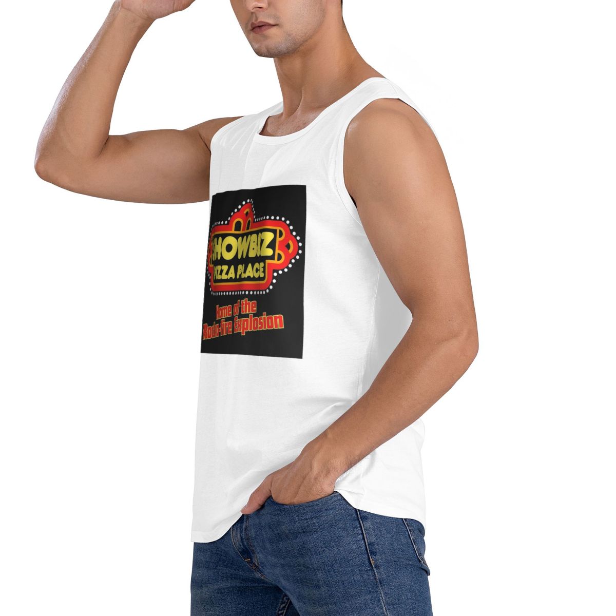Camiseta sem mangas com design - Summer Clothing Places avaliação e preço