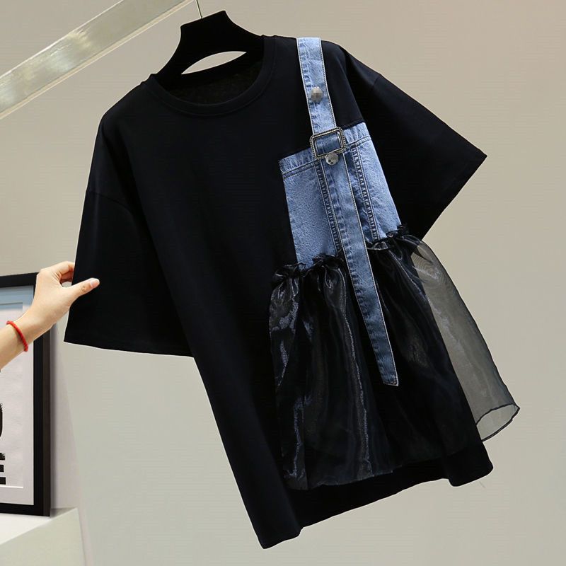 Pulôver de manga curta assimét - Summer Gauze Clothing avaliação e preço