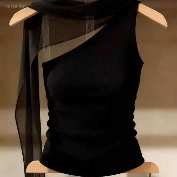 Regata Sexy 2026 Roupas Femini - Summer Gauze Clothing avaliação e preço