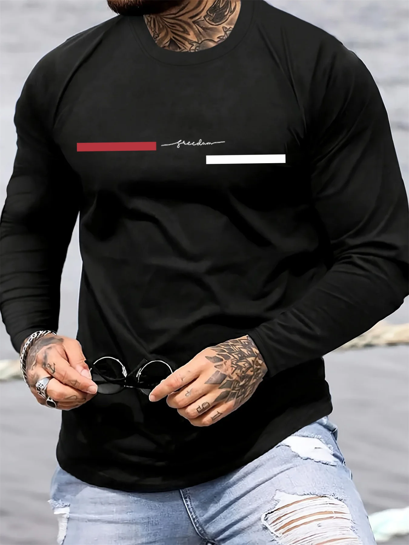 Camiseta masculina de manga co - Summer Clothing Essentials avaliação e preço