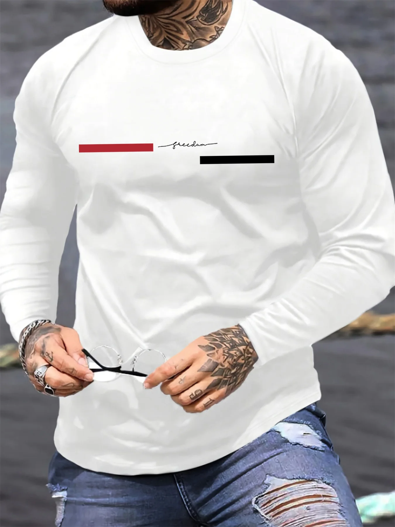 Camiseta masculina de manga co - Summer Clothing Essentials avaliação e preço