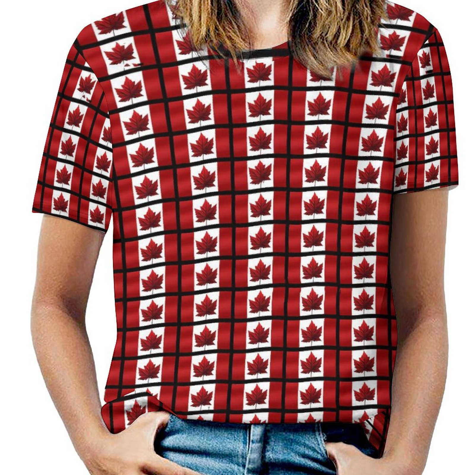 Tamanho grande bandeiras impre - Summer Clothing Women Canada avaliação e preço