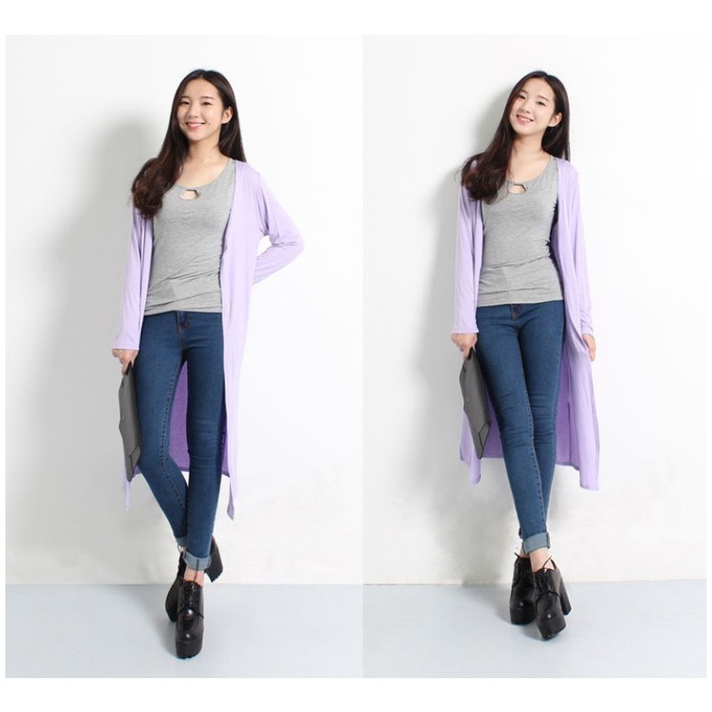 Cardigã de manga comprida femi - Summer Clothing Colors avaliação e preço