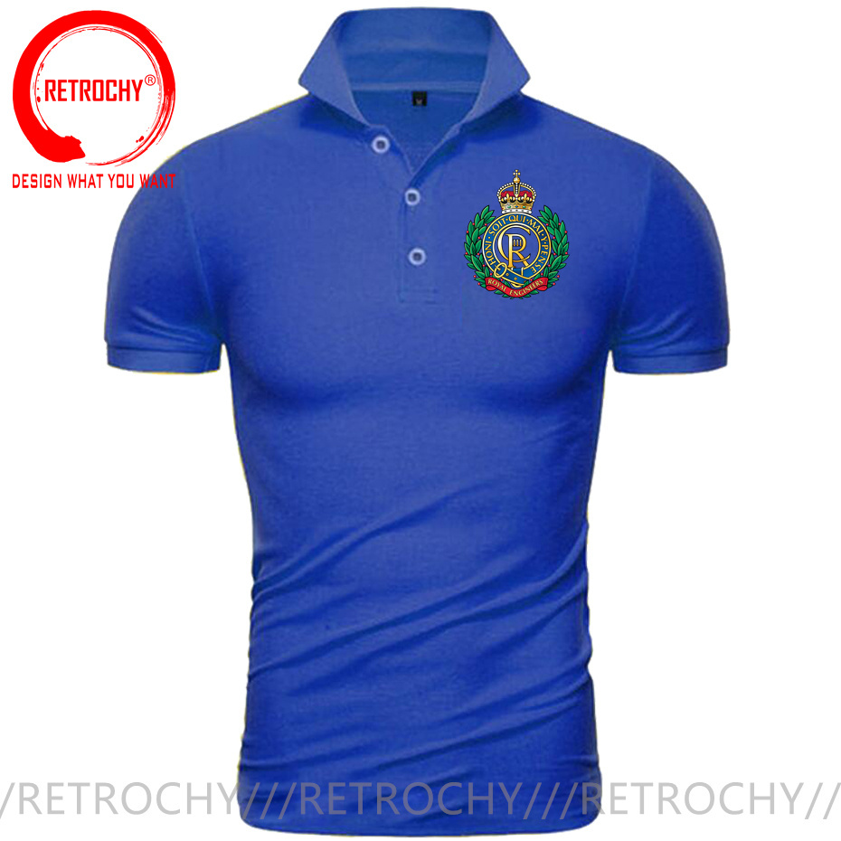 Camisa Polo do Corpo de Engenh - Summer Clothing Uk Men avaliação e preço