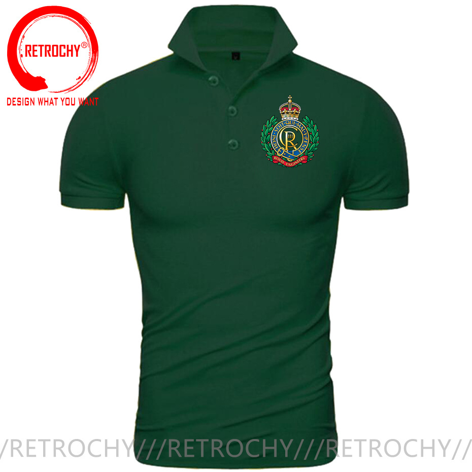Camisa Polo do Corpo de Engenh - Summer Clothing Uk Men avaliação e preço