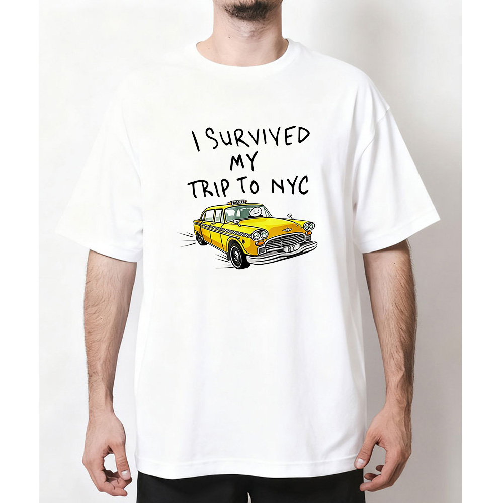 Camiseta 'Eu Sobrevivi à Minha - Yellow Summer Clothing avaliação e preço