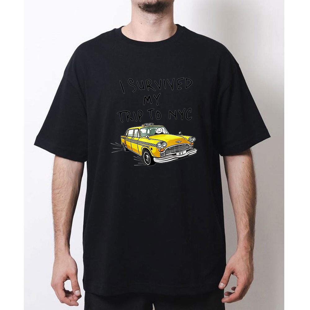 Camiseta 'Eu Sobrevivi à Minha - Yellow Summer Clothing avaliação e preço