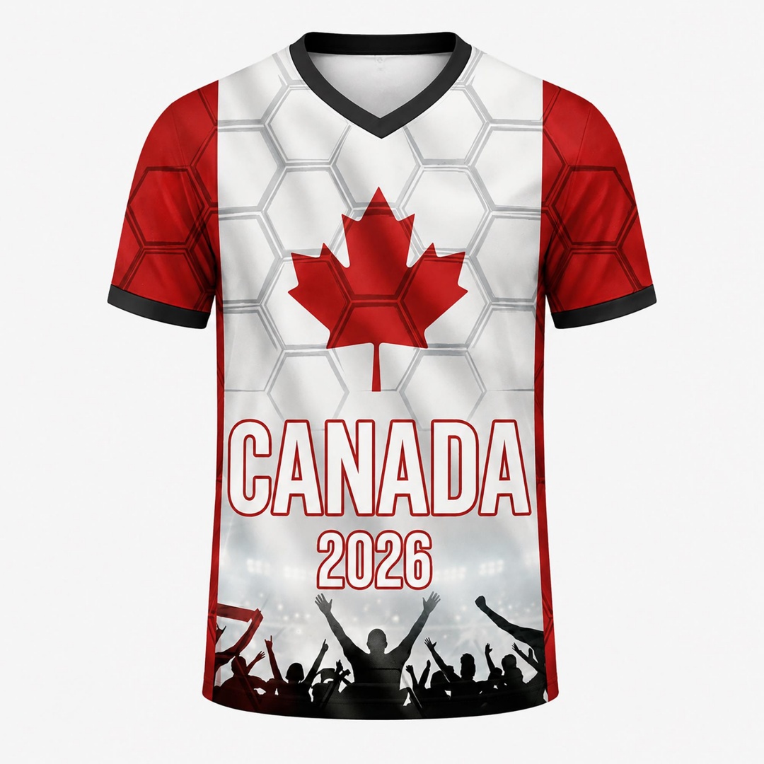 Camisa de Futebol Canadá 2026  - Summer Clothing Women Canada avaliação e preço