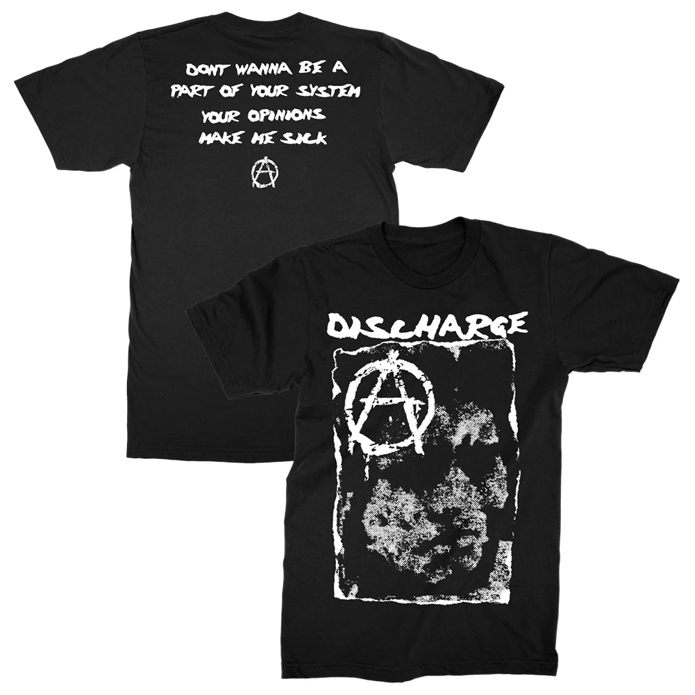 Camiseta Uk Discharge Hear Not - Summer Clothing Uk Men avaliação e preço