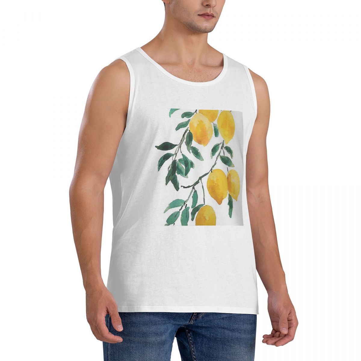 Camiseta Regata Masculina 100% - Yellow Summer Clothing avaliação e preço