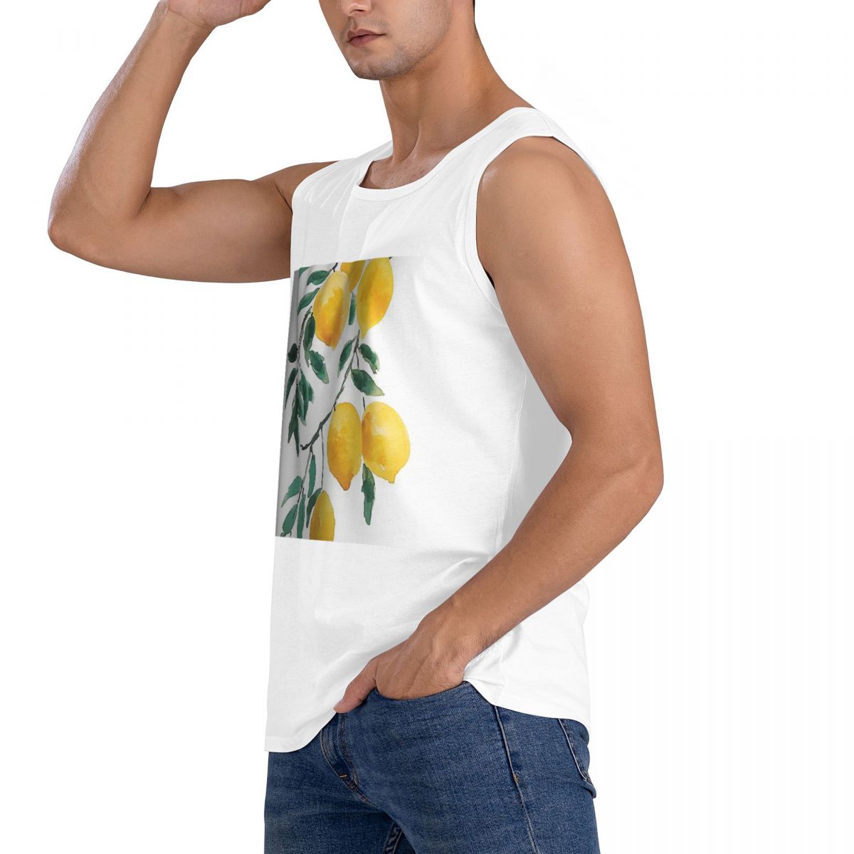 Camiseta Regata Masculina 100% - Yellow Summer Clothing avaliação e preço