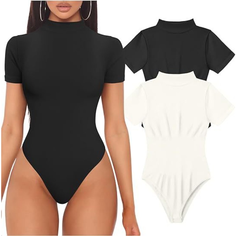 Body feminino de manga curta,  - Summer Clothing Model avaliação e preço
