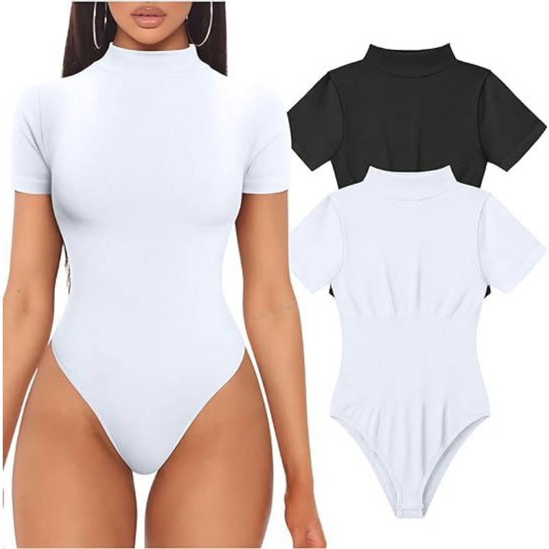 Body feminino de manga curta,  - Summer Clothing Model avaliação e preço