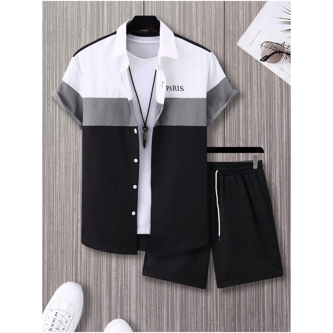 Conjunto Masculino de Moda Azu - Summer Clothing Guys avaliação e preço