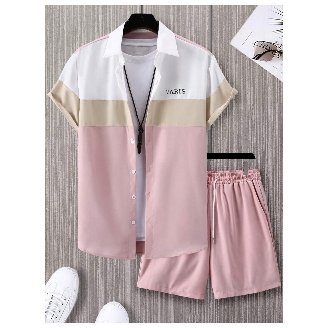 Conjunto Masculino de Moda Azu - Summer Clothing Guys avaliação e preço